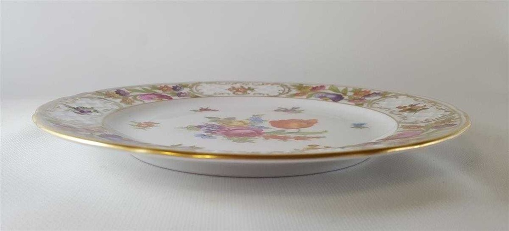 [45812446] Kuchenteller 19,8 cm Schumann Arzberg Form Dresden Dresdner Blume Empress gebraucht - gut Bild 3