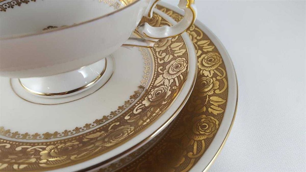 [45812459] Teegedeck Golddekor 3tlg Mitterteich gebraucht - gut Bild 5