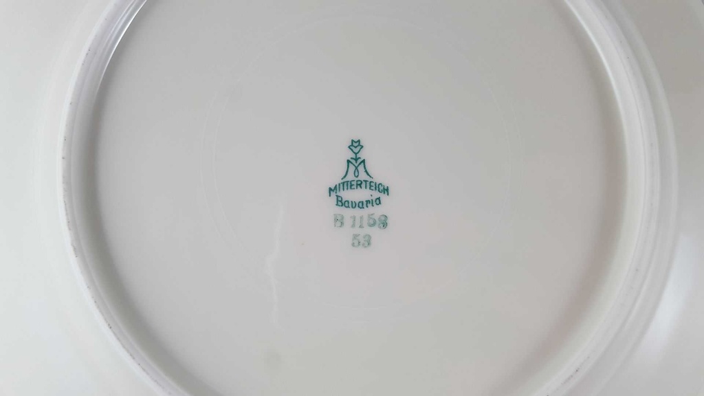 [45812459] Teegedeck Golddekor 3tlg Mitterteich gebraucht - gut Bild 9