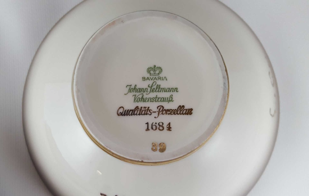 [45812460] Deckeldose Bonboniere Zuckerdose Mitterteich Seltmann Vohenstrauß Form 1684 gebraucht - gut Bild 5
