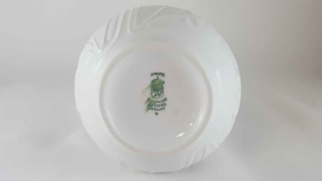 [45812466] Vase Blumenvase 15,8 cm Schumann Arzberg Weiß gebraucht - sehr gut Bild 4