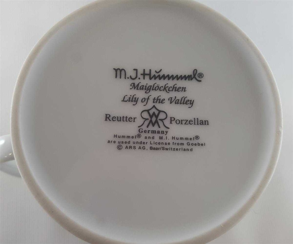 [45812477] Tasse M.J. Hummel Reutter Porzellan Maiglöckchen H 9,2 cm Bild 5