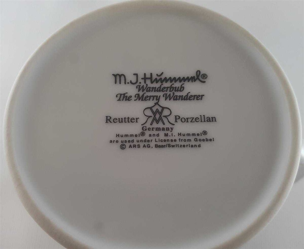 [45812478] Tasse M.J. Hummel Reutter Porzellan Wanderbub H 9,2 cm Bild 6