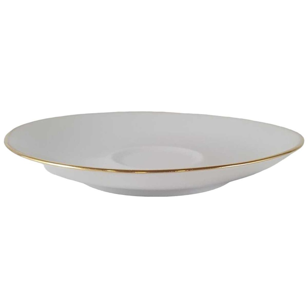 [45812488] Untertasse Goldrand 14 cm Eschenbach Alte Formen 2 mm gebraucht - gut Bild 2