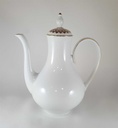 [45812489] Kaffeekanne Goldrand 1,3 L Eschenbach Alte Formen weiß mit gebraucht - gut Bild 2