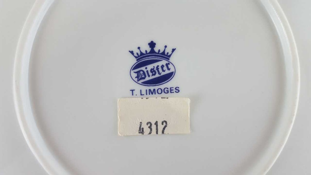 [4581249] Tortenplatte Tortenständer Einzelteile Dister Limoges gebraucht - gut Bild 5
