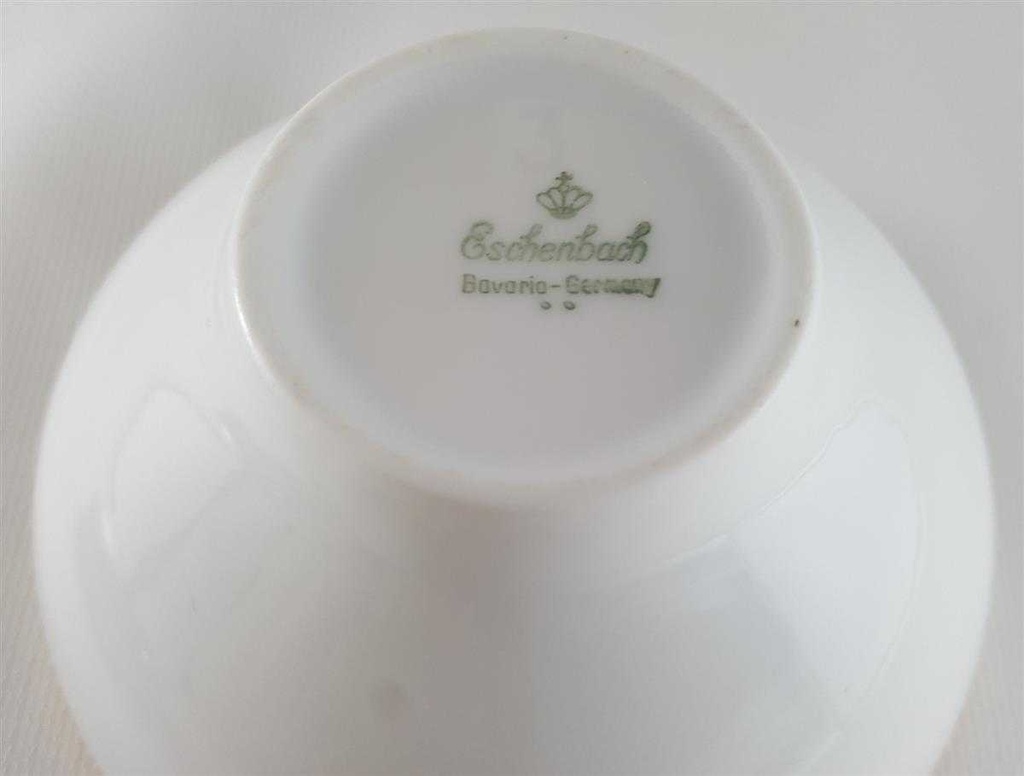 [45812491] Zuckerdose Goldrand Eschenbach Alte Formen weiß mit gebraucht - gut Bild 5