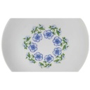 [45812495] Kuchenteller 19,2 cm Winterling Kirchenlamitz Blumendekor blau grün Blumen gebraucht - gut Bild 2