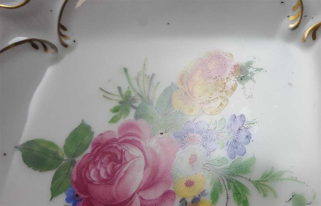 [45812498] Schüssel Moschendorf Blumen gebraucht - akzeptabel Bild 4