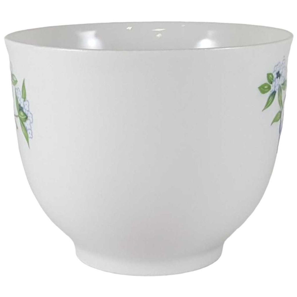 [45812499] Kaffeetasse Tasse Winterling Kirchenlamitz Blumendekor blau grün Blumen gebraucht - sehr gut Bild 2