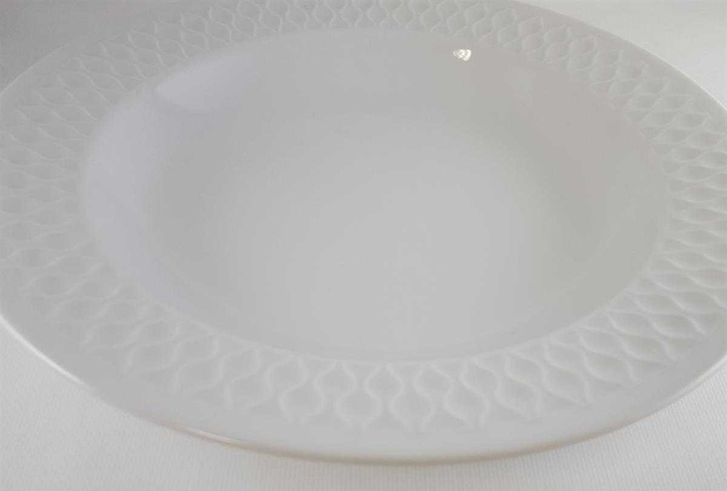[4581250] Suppenteller 23,5 cm Schirnding Bavaria Sonstiges Rillenrelief weiß gebraucht - gut Bild 2