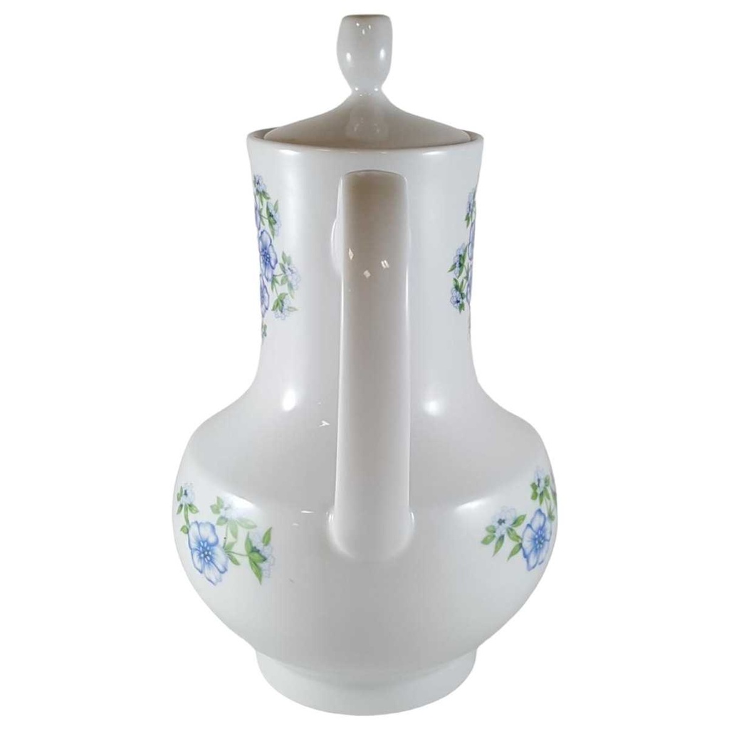 [45812500] Kaffeekanne Kanne 1,35 L Winterling Kirchenlamitz Blumendekor blau grün Blumen gebraucht - sehr gut Bild 2