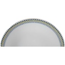[45812505] Suppenteller 21,2 cm Eschenbach Blau gelber Rand gebraucht - gut Bild 2