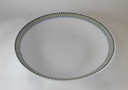 [45812505] Suppenteller 21,2 cm Eschenbach Blau gelber Rand gebraucht - gut Bild 4