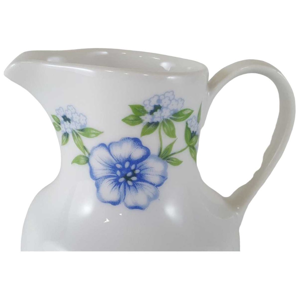 [45812523] Milchkännchen Winterling Kirchenlamitz Blumendekor blau grün Blumen gebraucht - sehr gut Bild 2