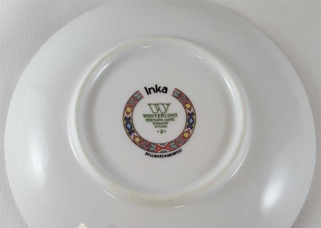 [45812524] Untertasse für Kaffee 14,4 cm Winterling Kirchenlamitz Inka gebraucht - gut Bild 4
