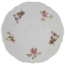 [45812682] Untertasse für Kaffee 15,3 cm Winterling Schwarzenbach Rosa Rosen gebraucht - akzeptabel Bild 2