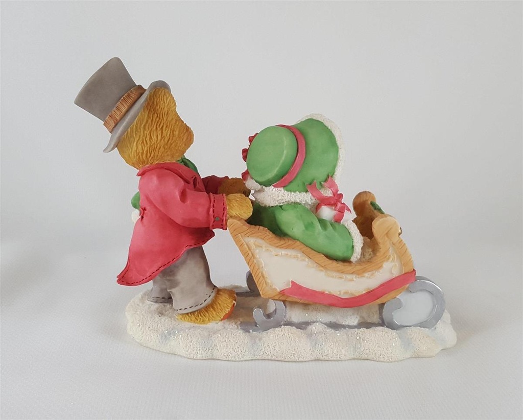 [45812685] Figur Cherished Teddies Lindsey & Lyndon Walking In A Winter Wonderland 1997 gebraucht - sehr gut Bild 3