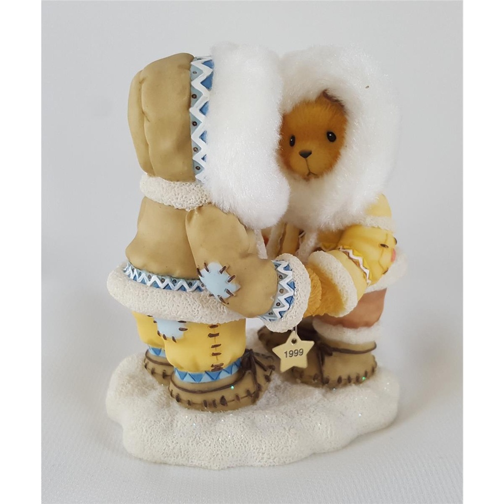 [45812687] Figur Cherished Teddies Norbit and Nyla A Friend Is Someone Who Reaches For Your Hand Touches Heart 1999 gebraucht - sehr gut Bild 3