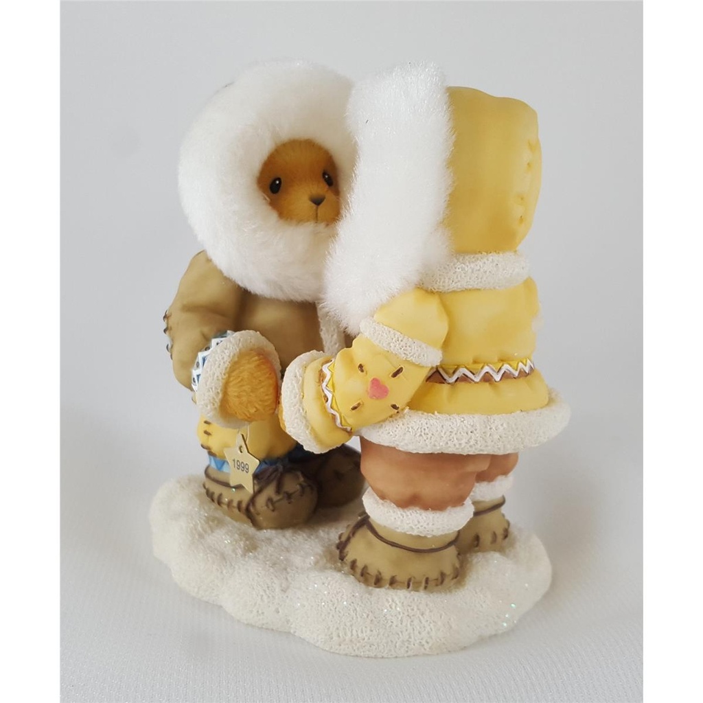 [45812687] Figur Cherished Teddies Norbit and Nyla A Friend Is Someone Who Reaches For Your Hand Touches Heart 1999 gebraucht - sehr gut Bild 4