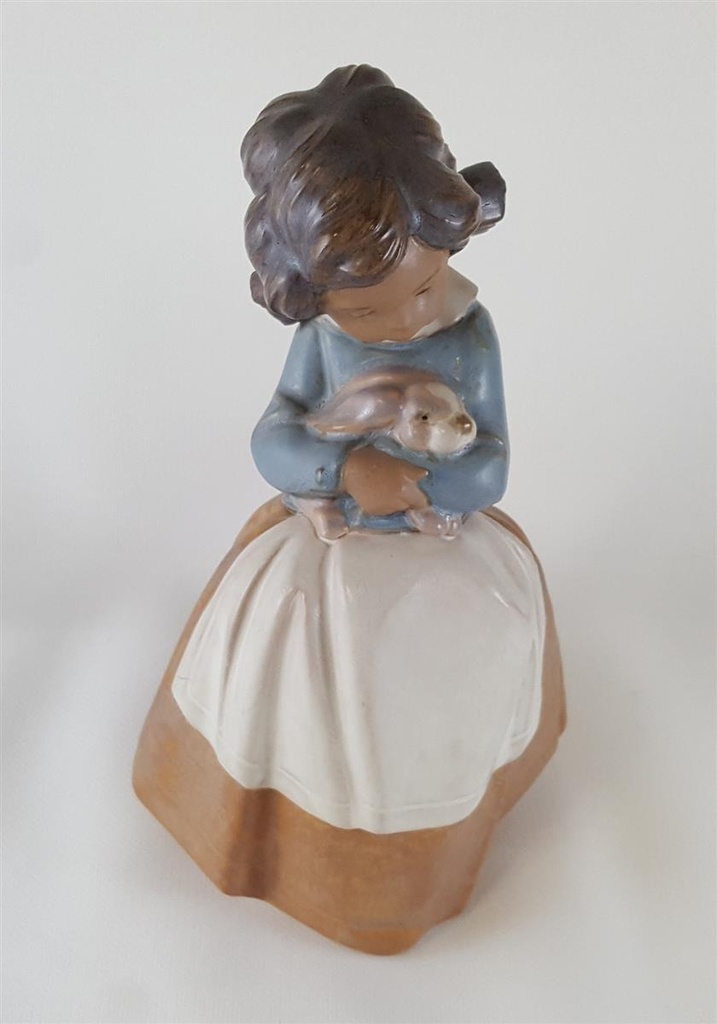 [45812693] Lladro Porzellanfigur Mädchen mit Hase H 20,5 cm Bild 2