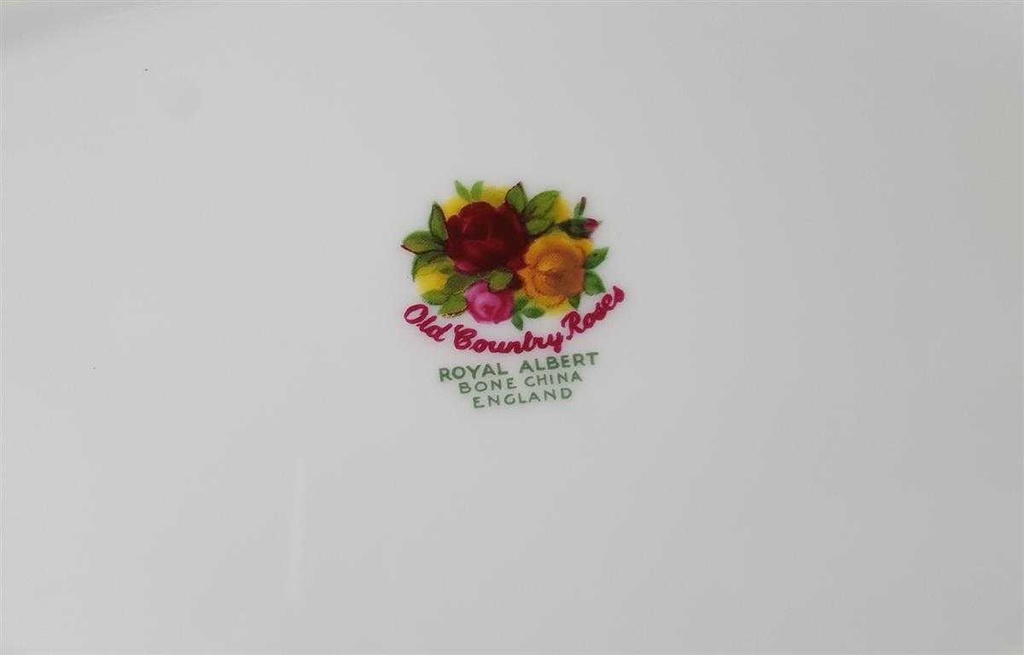 [45812696] Teller für Sauciere Royal Albert Old Country Roses gebraucht - sehr gut Bild 3