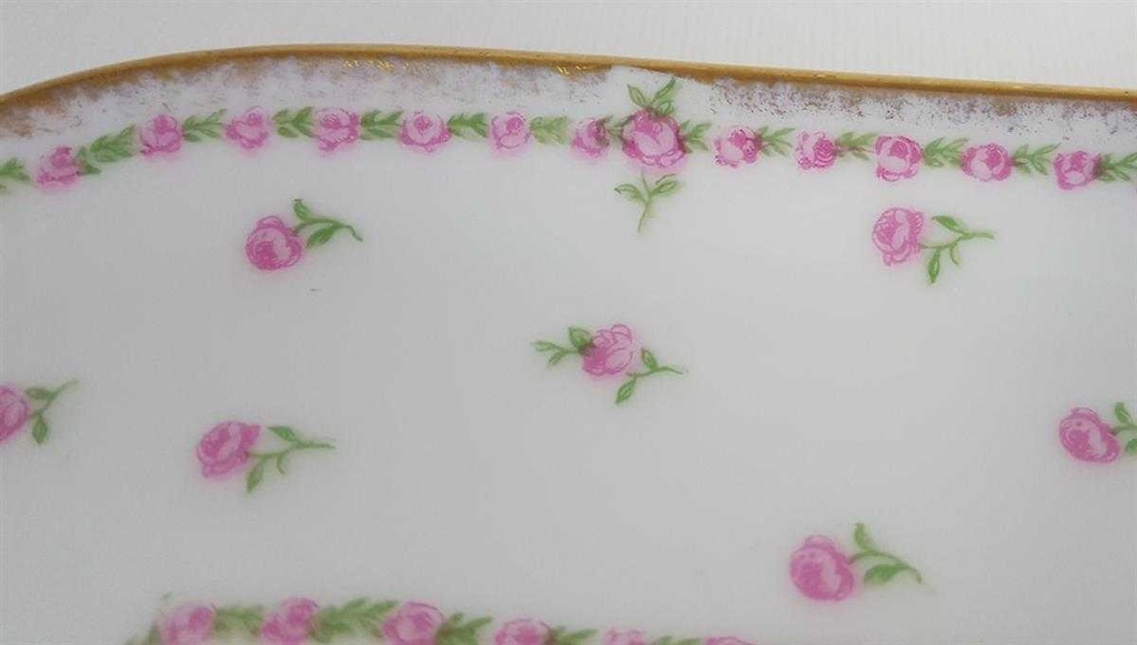 [4581270] Servierplatte 30,6x22,7 cm Royal Limoges Gilda gebraucht - gut Bild 3