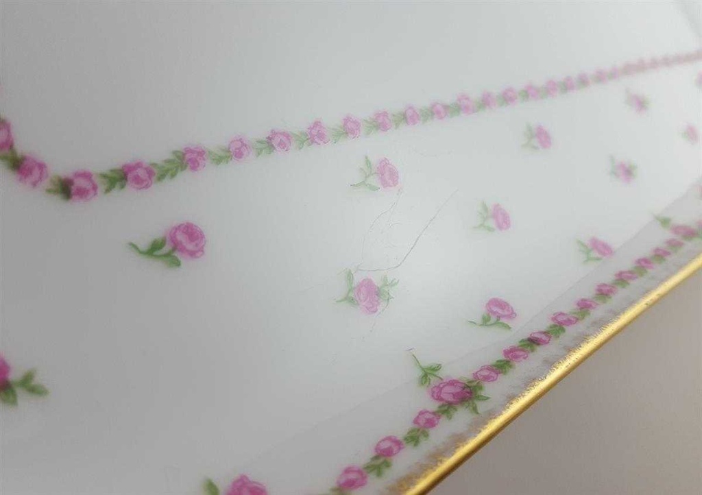 [4581270] Servierplatte 30,6x22,7 cm Royal Limoges Gilda gebraucht - gut Bild 4