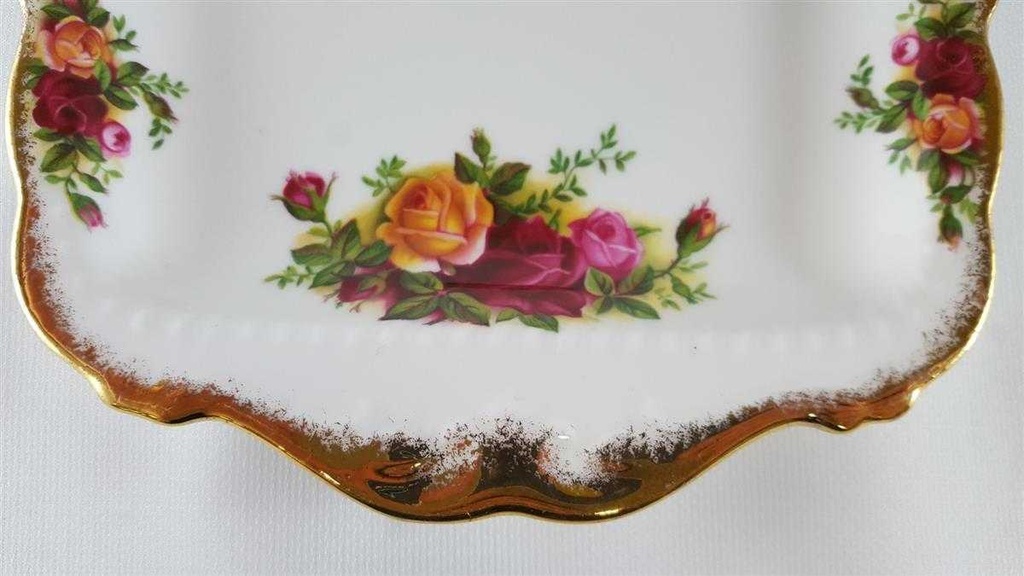 [45812704] Königskuchenplatte Royal Albert Old Country Roses Bild 4