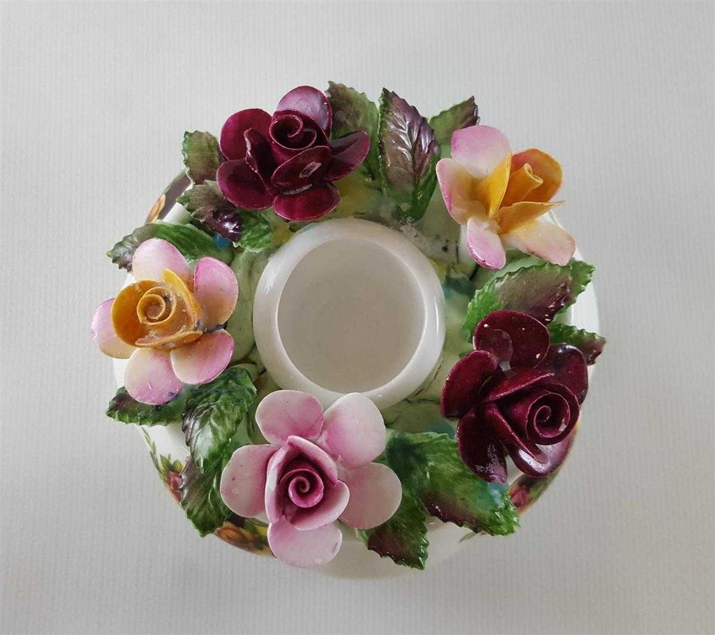 [45812708] Kerzenhalter Royal Albert Old Country Roses gebraucht - gut Bild 5