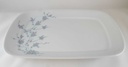 [45812722] Servierplatte Speiseplatte Fleischplatte Steakplatte 32x21,5 cm Mitterteich Form 2040 Sissi Blau Rosa Blumendekor Blumen gebraucht - gut Bild 3