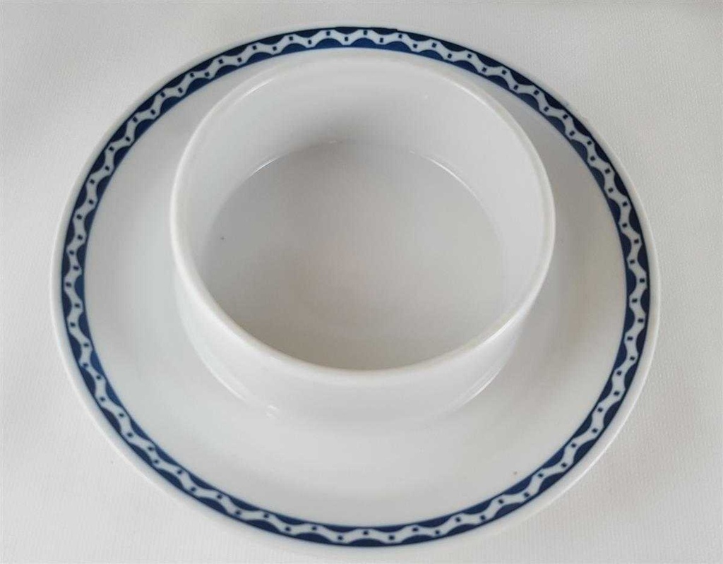 [45812723] Butterdose Butterglocke Rarität Hutschenreuther Blau Selb gebraucht - defekt Bild 7