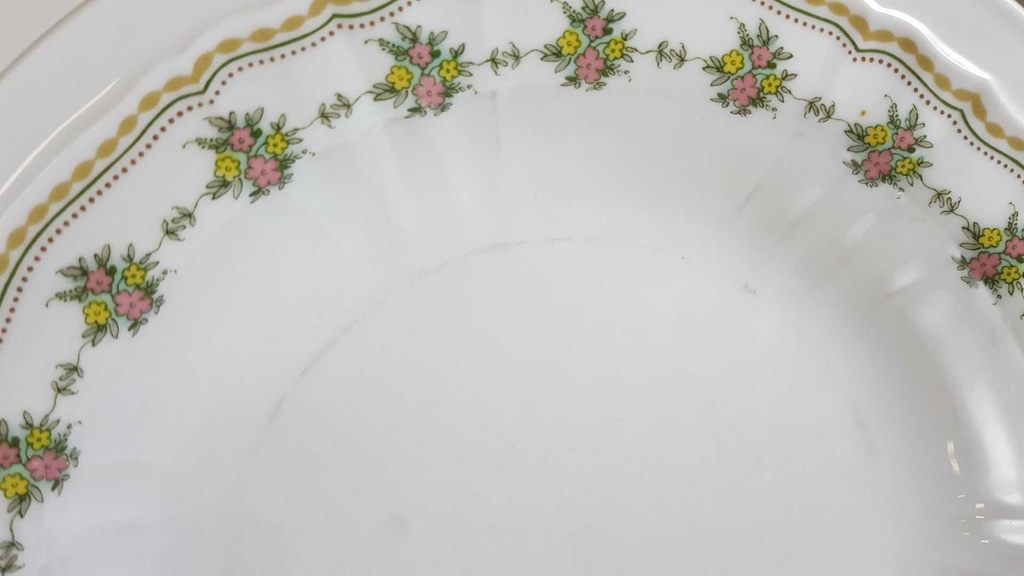 [45812729] Suppenteller 22,2 cm Eschenbach Bunte Ranke Sommerblüten gebraucht - akzeptabel Bild 7