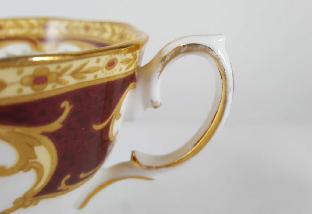 [45812731] Tasse Espressotasse mit Untertasse Royal Albert Lady Hamilton gebraucht - gut Bild 5