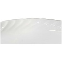 [45812732] Servierplatte Speiseplatte Fleischplatte 33x20,5 cm Marienbad Ingres Weiss Wellenmuster gebraucht - gut Bild 2