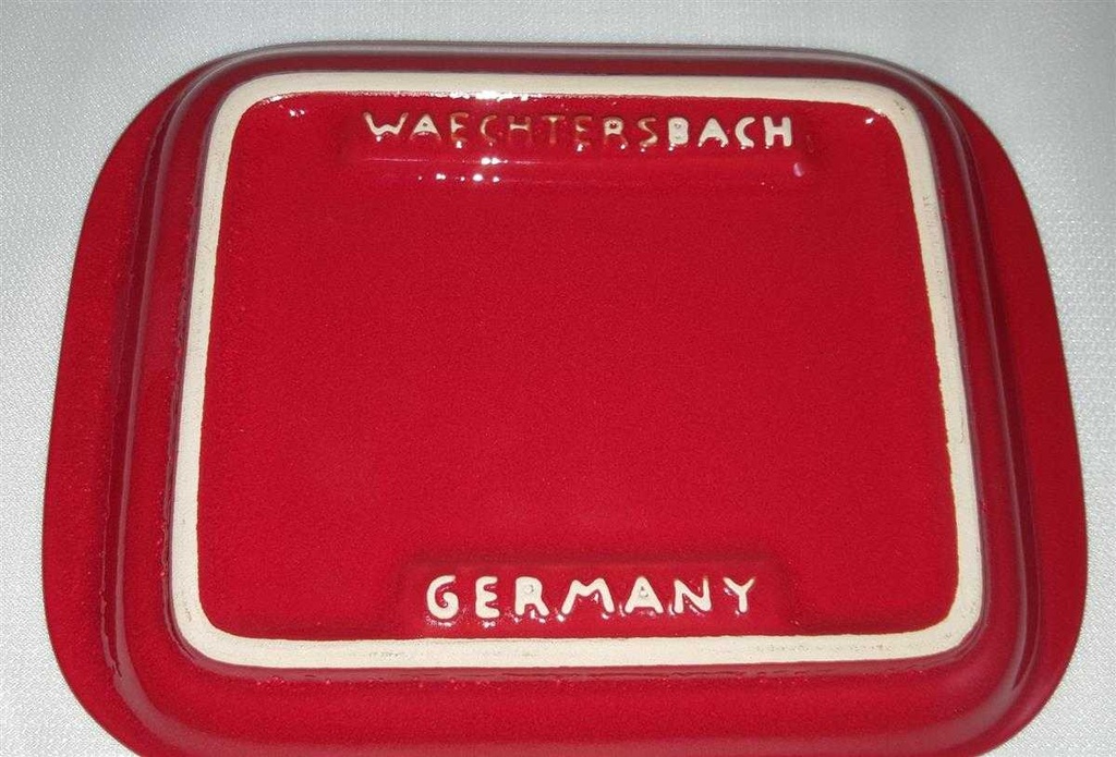 [45812736] Butterdose Waechtersbach Fun Factory Polka Rot gebraucht - sehr gut Bild 5