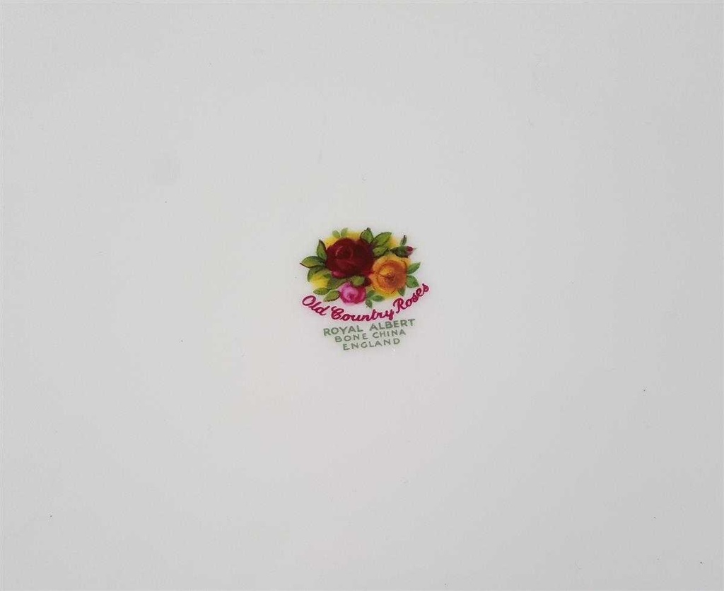 [45812751] Fleischplatte 33x25,5 cm Royal Albert Old Country Roses gebraucht - gut Bild 5