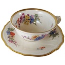 [45812752] Mokkatasse mit Untertasse Tasse Espressotasse 2tlg Rosenthal Parzival Blumendekor Blumen gebraucht - sehr gut Bild 2