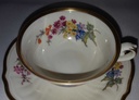 [45812752] Mokkatasse mit Untertasse Tasse Espressotasse 2tlg Rosenthal Parzival Blumendekor Blumen gebraucht - sehr gut Bild 4