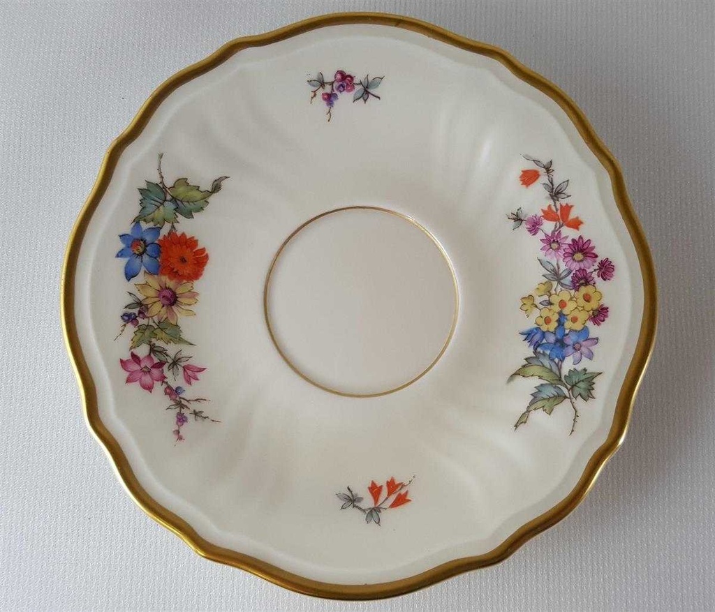 [45812752] Mokkatasse mit Untertasse Tasse Espressotasse 2tlg Rosenthal Parzival Blumendekor Blumen gebraucht - sehr gut Bild 5