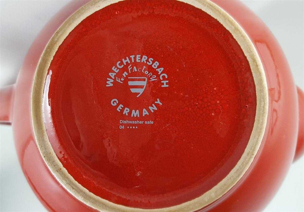 [45812755] Kaffeekanne 1,5 L Waechtersbach Fun Factory Polka Rot gebraucht - sehr gut Bild 9