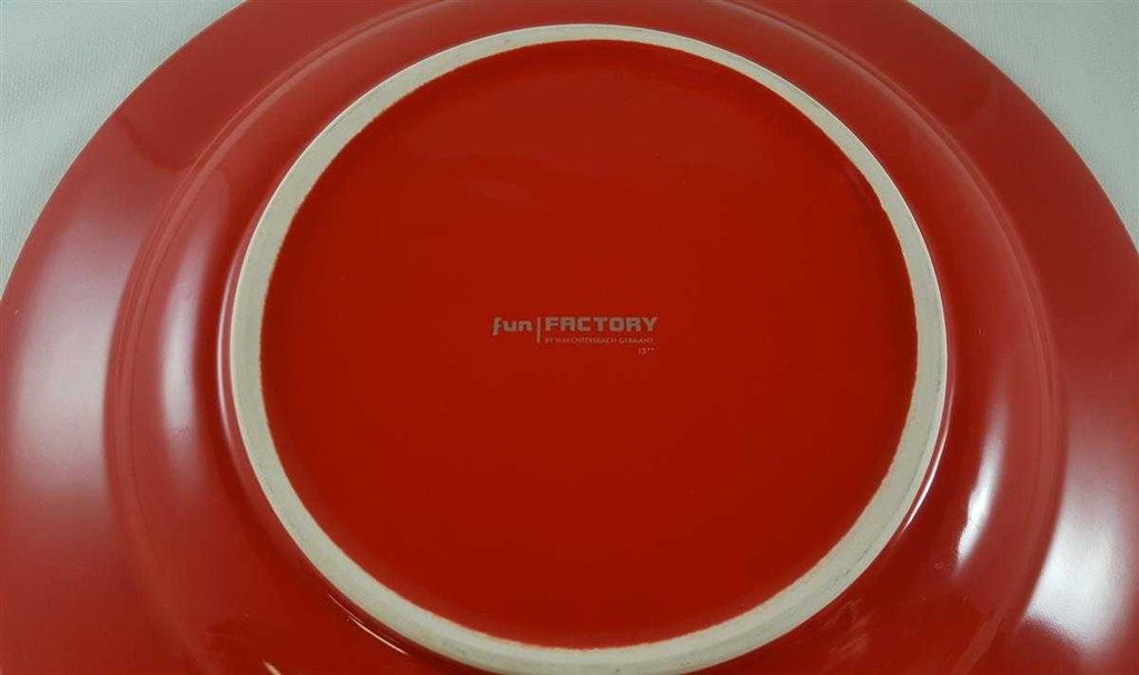 [45812770] Speiseteller Essteller 27 cm Waechtersbach Fun Factory Polka Rot gebraucht - akzeptabel Bild 5