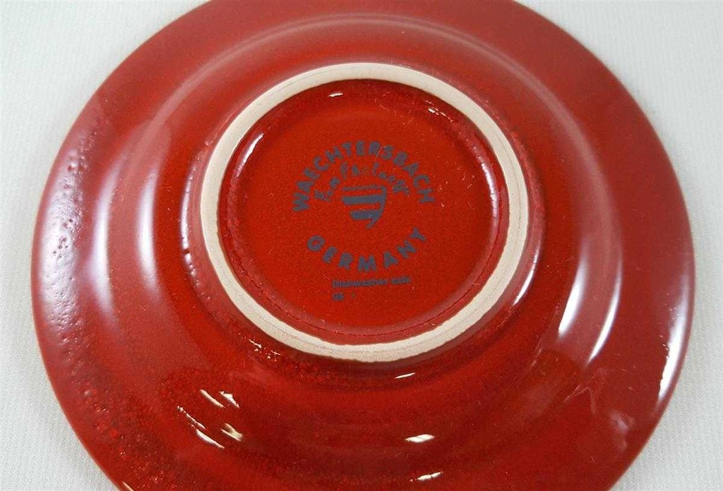 [45812780] Untertasse für Espresso 11,9 cm Waechtersbach Fun Factory Polka Rot gebraucht - gut Bild 4