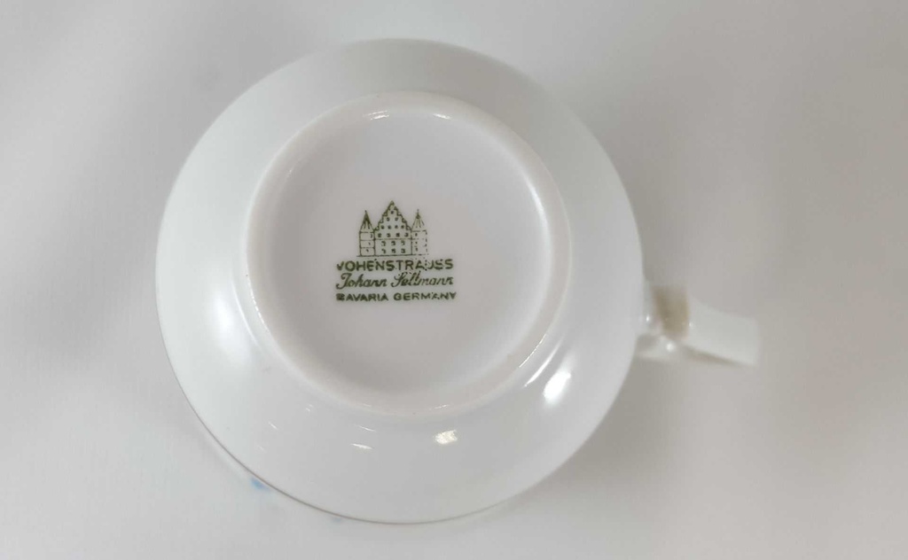 [45812783] Kaffeetasse Tasse Seltmann Weiden Vohenstrauß Vergissmeinnicht Dekor gebraucht - gut Bild 3