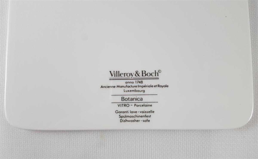 [45812784] Frühstücksbrettchen Villeroy & Boch Botanica Oxalis acetosella gebraucht - sehr gut Bild 3