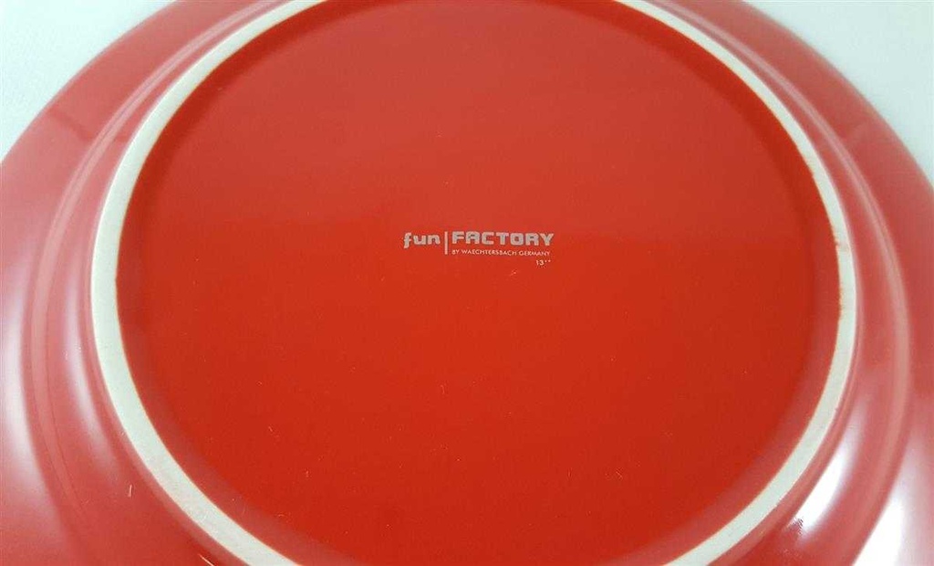 [45812785] Kuchenteller 21 cm Waechtersbach Fun Factory Polka Rot gebraucht - akzeptabel Bild 5