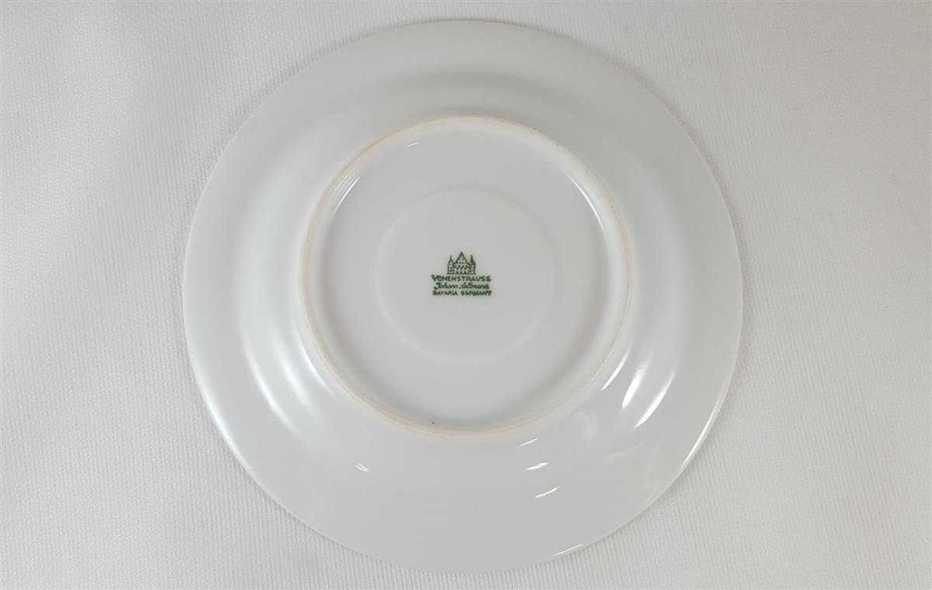 [45812786] Untertasse für Kaffee 14,8 cm Seltmann Weiden Vohenstrauß Vergissmeinnicht Dekor gebraucht - akzeptabel Bild 3