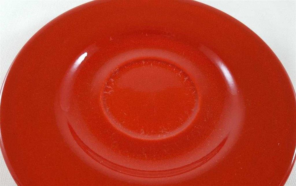 [45812787] Untertasse für Kaffee 16 cm Waechtersbach Fun Factory Polka Rot gebraucht - akzeptabel Bild 4