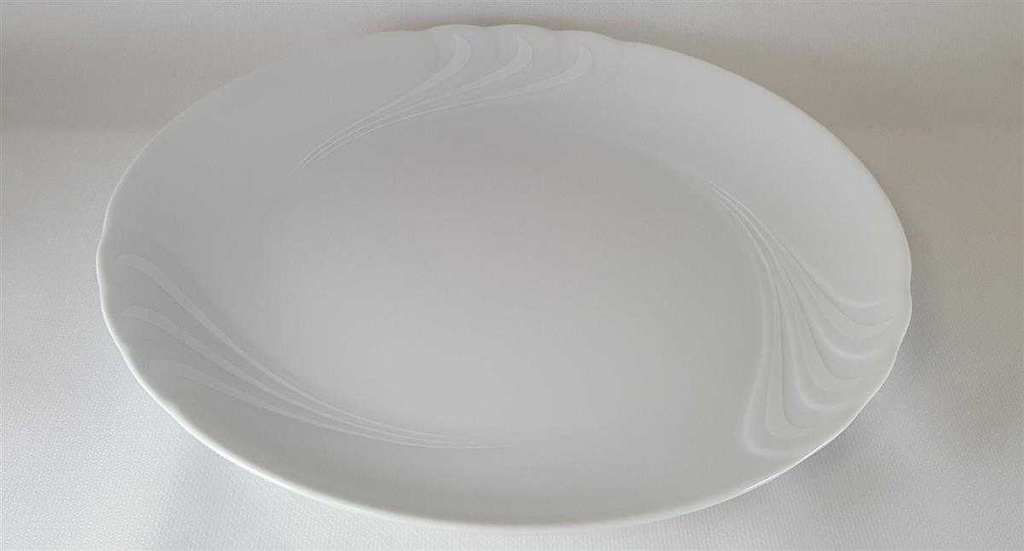 [45812794] Speiseteller Essteller 25 cm Seltmann Weiden Helena Weiße Welle Weiß gebraucht - neuwertig Bild 5