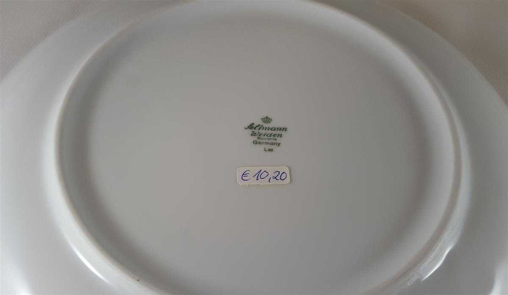 [45812794] Speiseteller Essteller 25 cm Seltmann Weiden Helena Weiße Welle Weiß gebraucht - neuwertig Bild 6